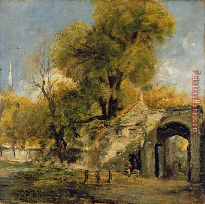 John Constable Harnham Gate - Salisbury